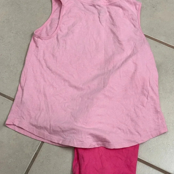 Wonder Nation Girls Pink Shirt & Biker Shorts Size M (7/8) - Picture 7 of 7